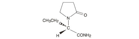 This is the structual formula for Levetiracetam.