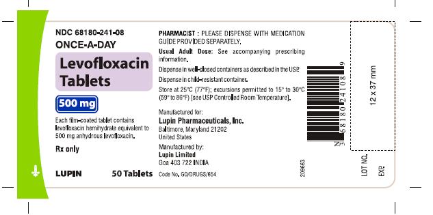 Levofloxacin Tablets, 250 mg - Carton of 100 Tablets
