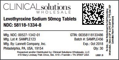 Levothyroxine Sodium 50mcg tablet 30 count blister card