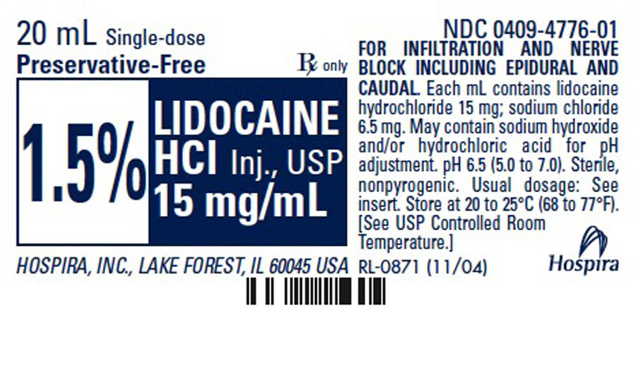lidocaine hydrochloride injection label