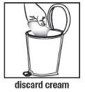Discard cream