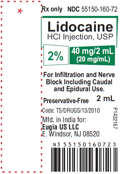PACKAGE LABEL-PRINCIPAL DISPLAY PANEL - 2% 40 mg/2 mL (20 mg/mL) - 2 mL Ampule Label