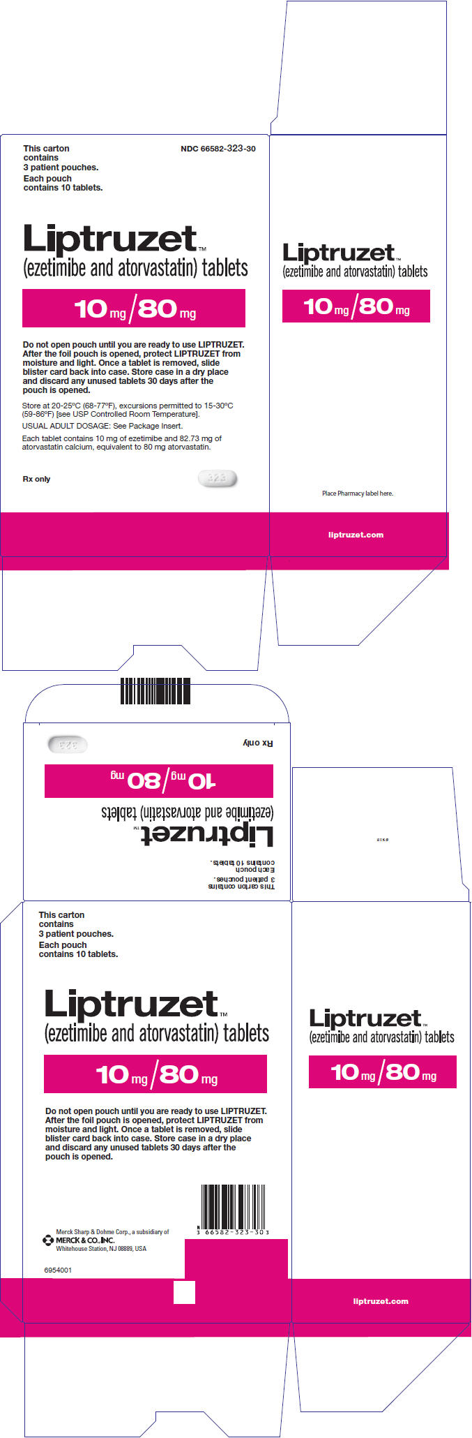PRINCIPAL DISPLAY PANEL - 10 mg/80 mg Tablet Carton