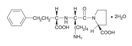 Lisinopril Chem Structure