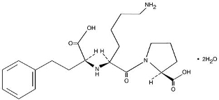 Lisinopril chem structure