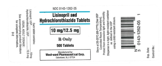 Lisinopril and Hydrochlorothiazide 10 mg / 12.5 mg