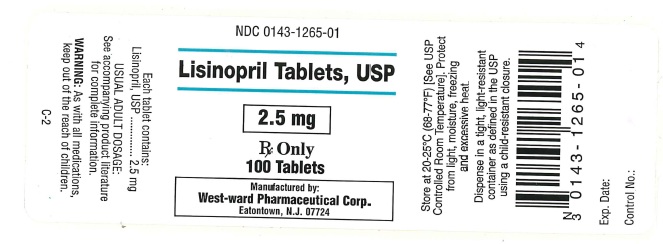Lisinopril 2.5 mg