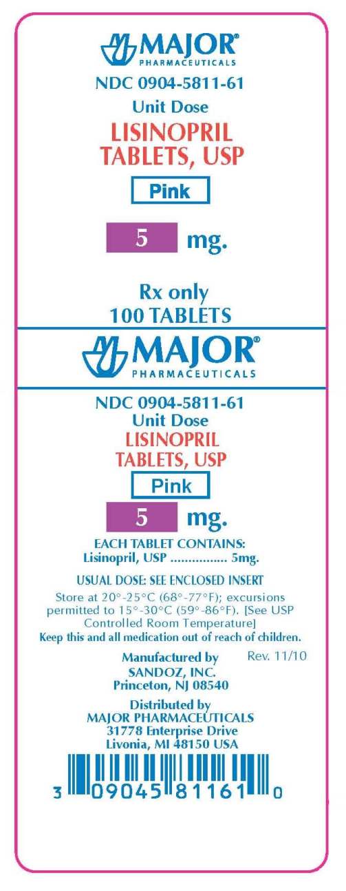 Lisinopril 5 mg Tablets, USP