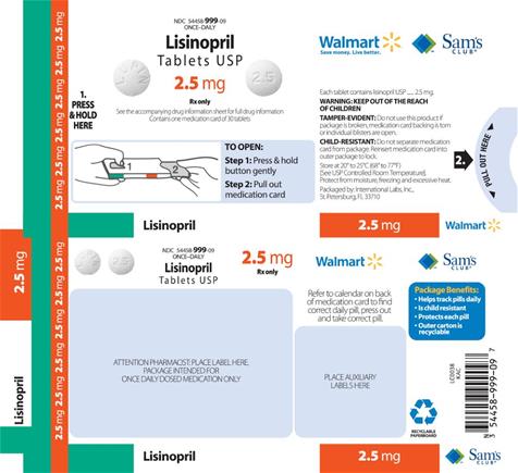 Lisinopril 2.5 adherence package