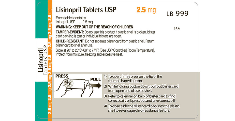 Lisinopril 2.5mg