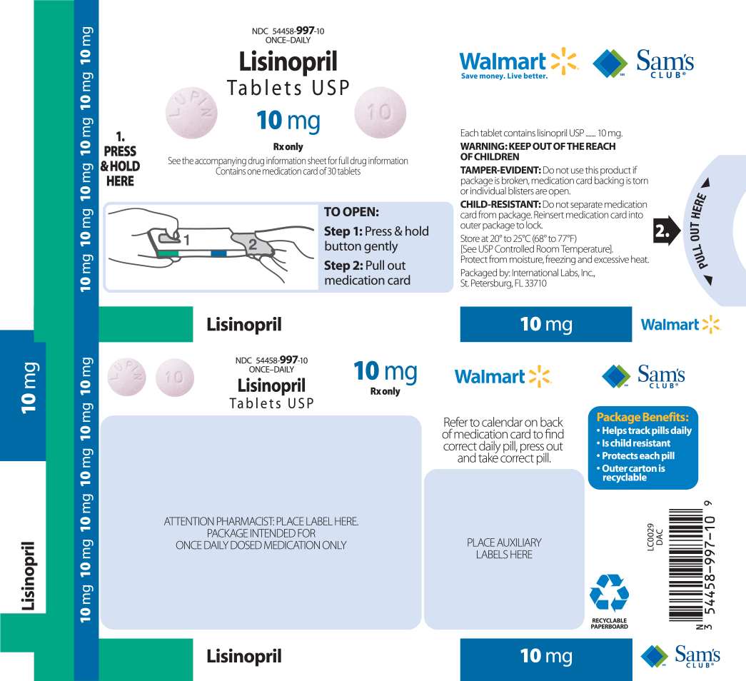 Lisinopril 5 mg back label