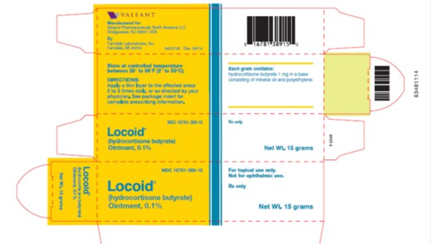 Locoid Ointment - Carton - 15 g