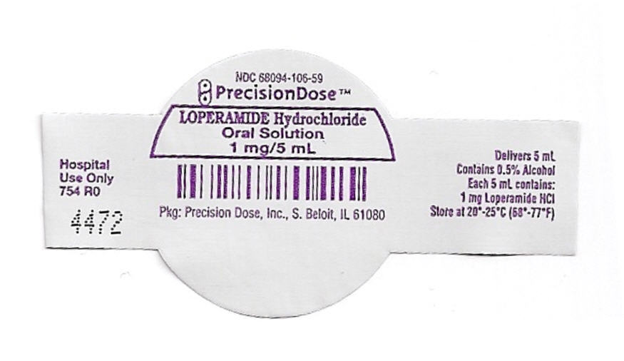 PRINCIPAL DISPLAY PANEL - 1 mg/5 mL Cup Lid Label
