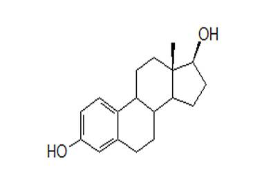 Estradiol structural formula