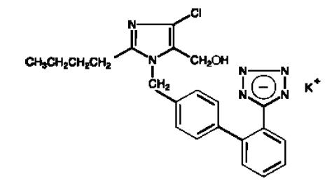 Structure product formula for Losartan