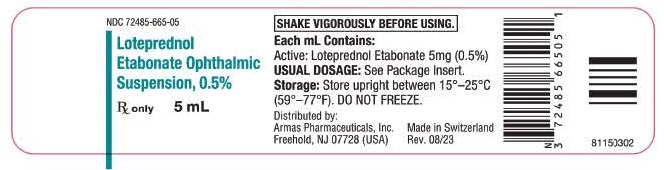 5 ml container label