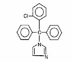 image of clotrimazole chemical structure