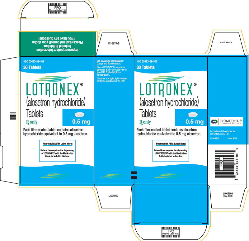 Principle Display Panel - Lotronex 0.5 mg Carton