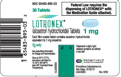 Principle Display Panel - Lotronex 1 mg Bottle Label