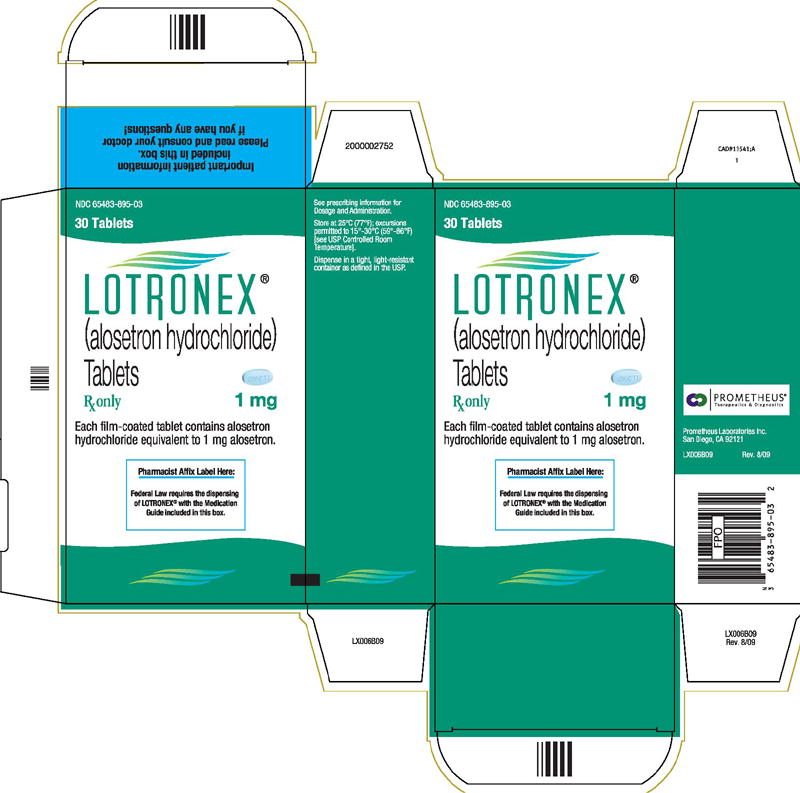 Principle Display Panel - Lotronex 1 mg Carton