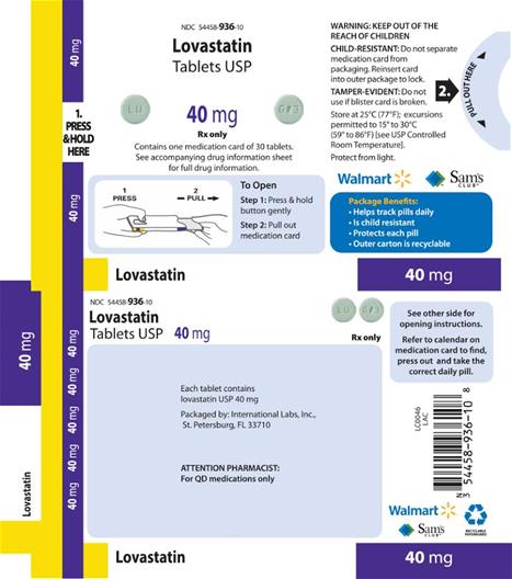 Lovastatin 20mg adherence package
