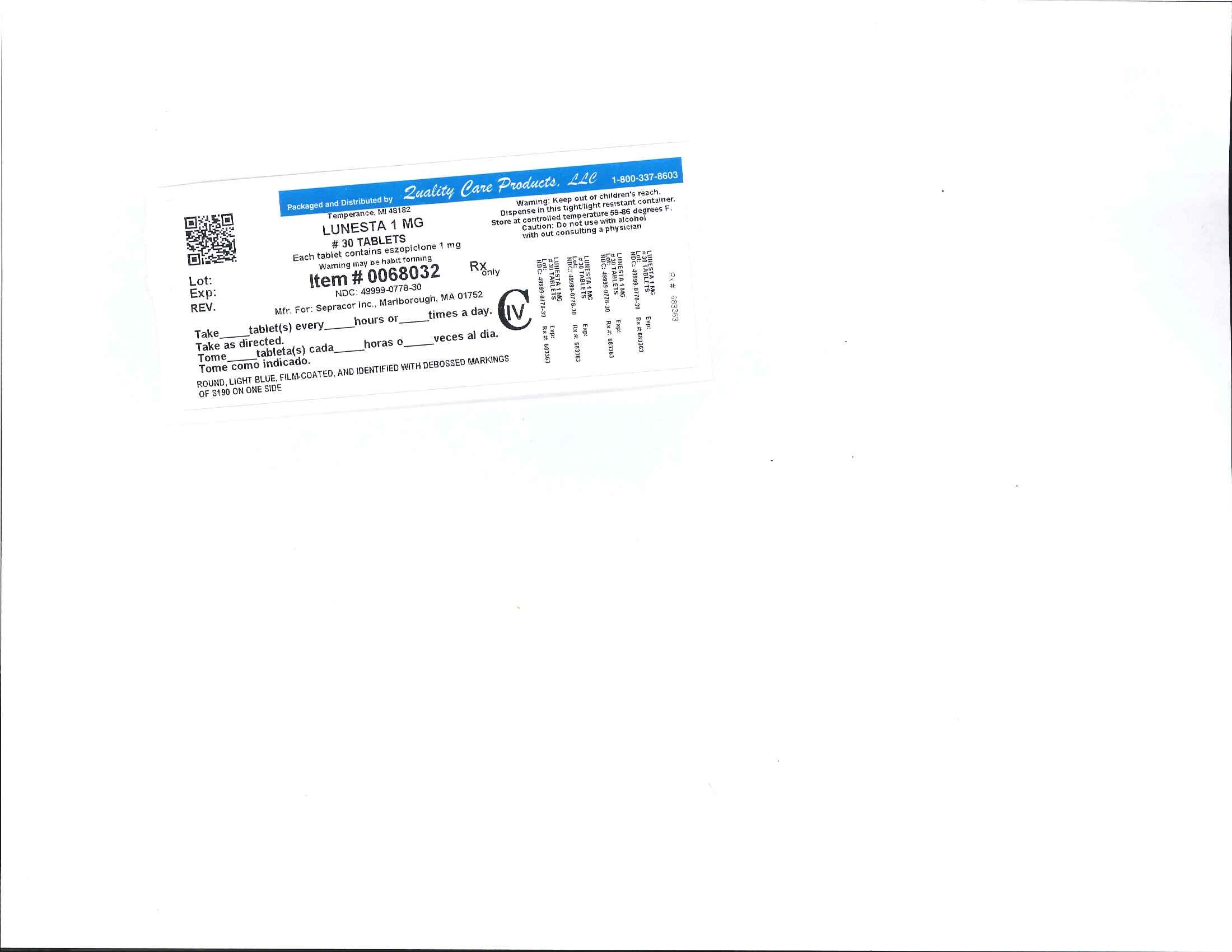 image of 1mg label