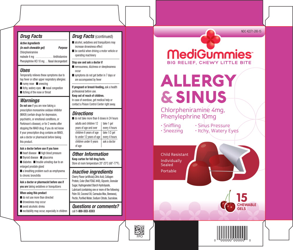 Principal Display Panel - Allergy and Sinus 15 Carton Label
