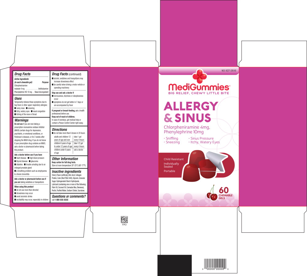 Principal Display Panel - Allergy and Sinus 60 Carton Label
