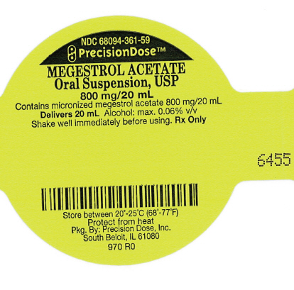 PRINCIPAL DISPLAY PANEL - 800 mg/20 mL Cup Label
