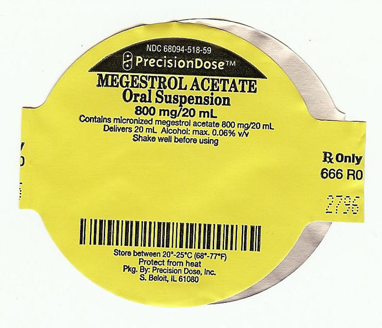 PRINCIPAL DISPLAY PANEL - 800 mg/20 mL Cup Label