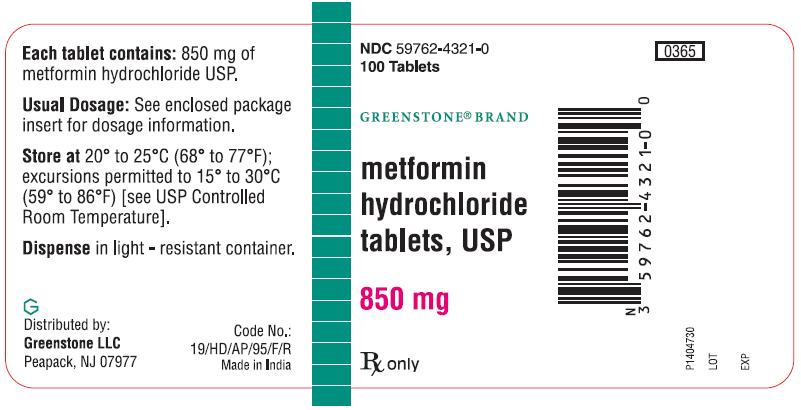 PACKAGE LABEL-PRINCIPAL DISPLAY PANEL - 850 mg (100 Tablet Bottle)