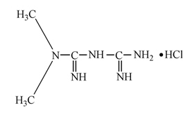 metformin structure