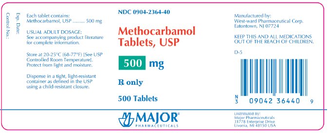 NDC 0143-1292-01 Methocarbamol Tablets, USP 750 mg 100 Tablets Rx Only