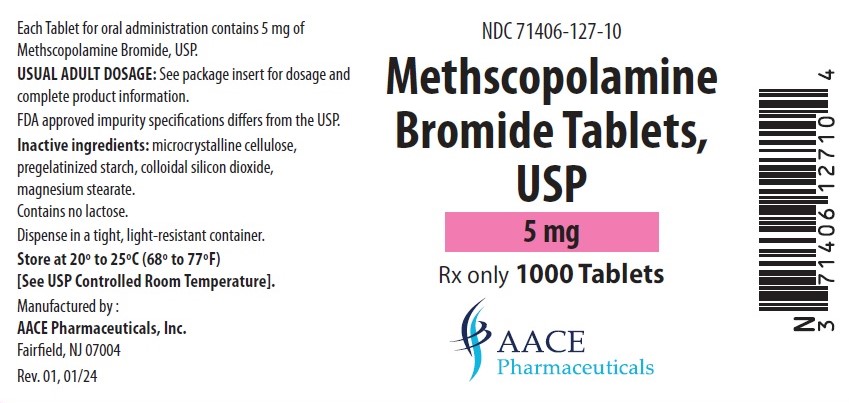 Methscopolamine 5 mg 1000 counts