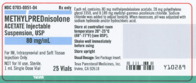 PRINCIPAL DISPLAY PANEL - 80 mg, 25 Vial Label