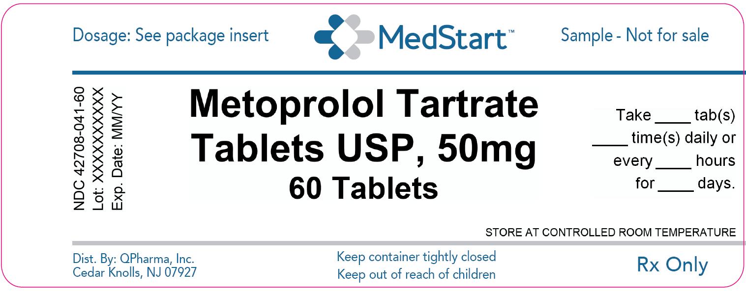 42708-041-60 Metoprolol Tartrate Tablets USP 50mg x 60 V2