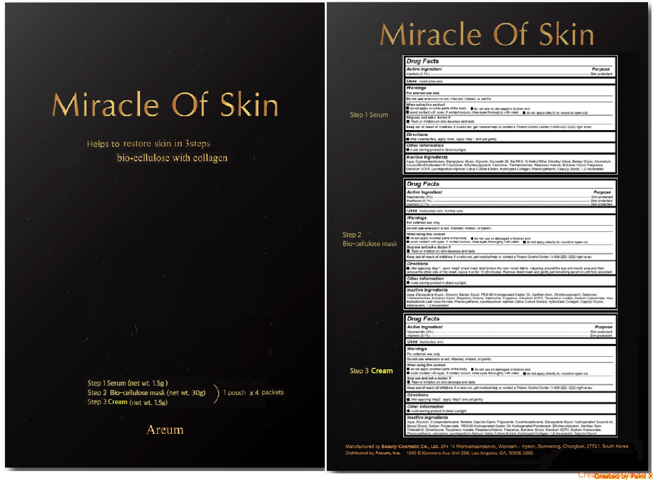 miracle of skin label draft