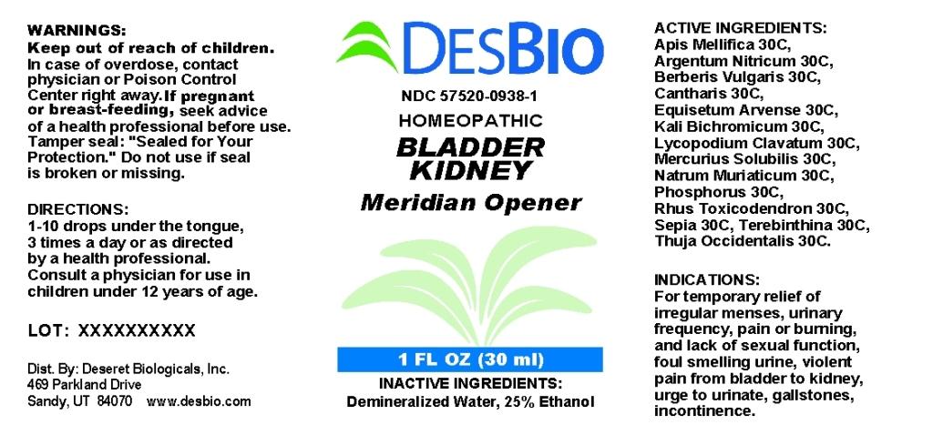 Bladder Kidney Meridian Opener