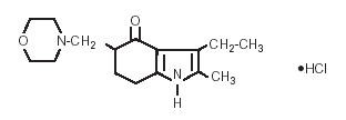 Molindone Hydrochloride structural formula