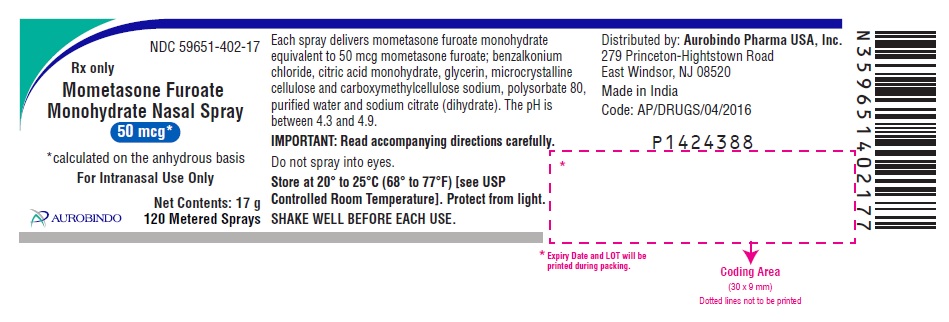 PACKAGE LABEL-PRINCIPAL DISPLAY PANEL - 50 mcg Container Label (120 Metered Sprays)