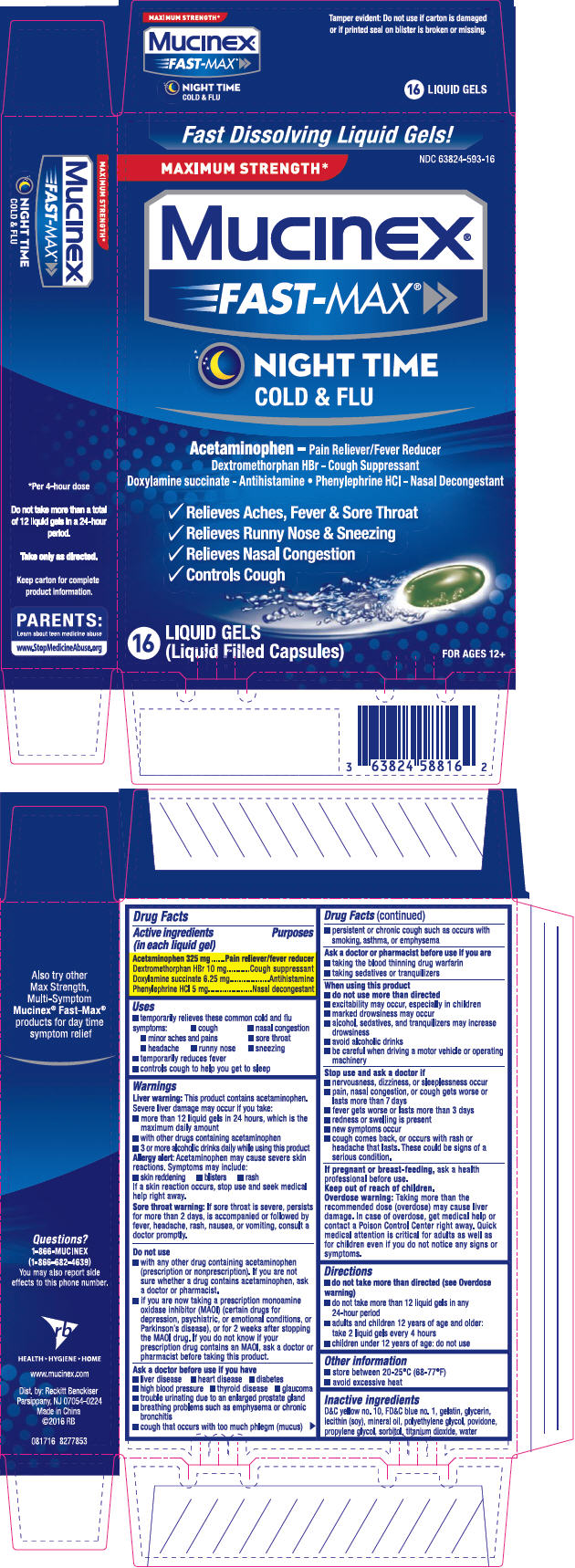 PRINCIPAL DISPLAY PANEL - 16 Liquid Gel Carton