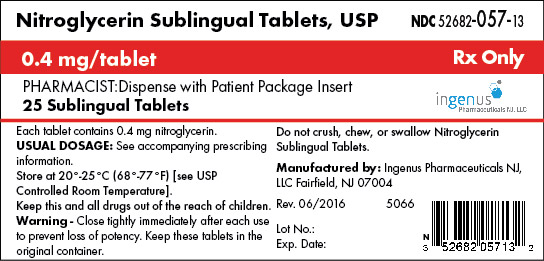 0.4 mg, 25ct Bottle Label
