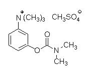 Structural Formula of Neostigmine Methylsulfate