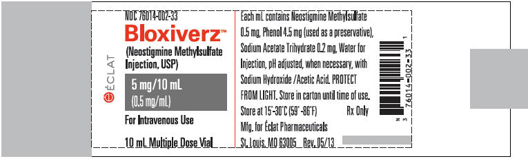 Container Label - 0.5 mg Neostigmine Methylsulfate