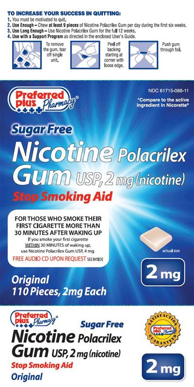 Preferred Plus Pharmacy NDC 0536-3029-06 *Compare to the active ingredient in Nicorette®