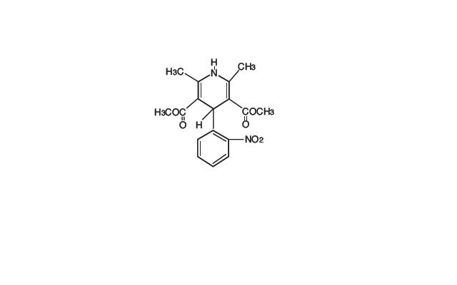 Picture of Nifedipine Chemical Structrure