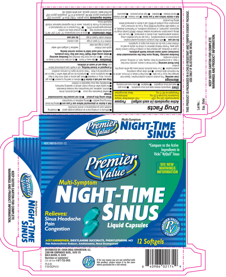 premier value night time sinus