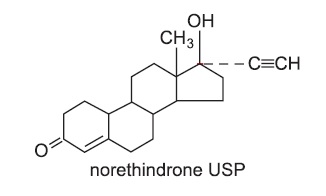 norethindrone-tab0.35-mg-structure