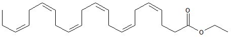DHA ethyl ester chemical structure