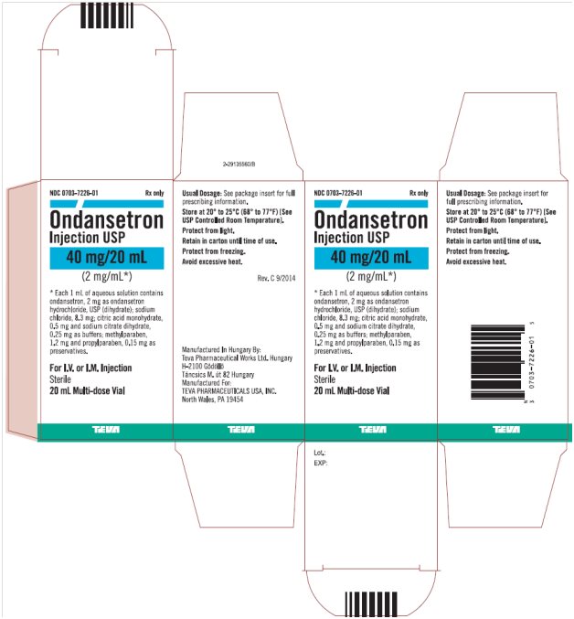 Ondansetron Injection USP 2 mg/mL, 20 mL Multi-dose Vial, 1s Carton